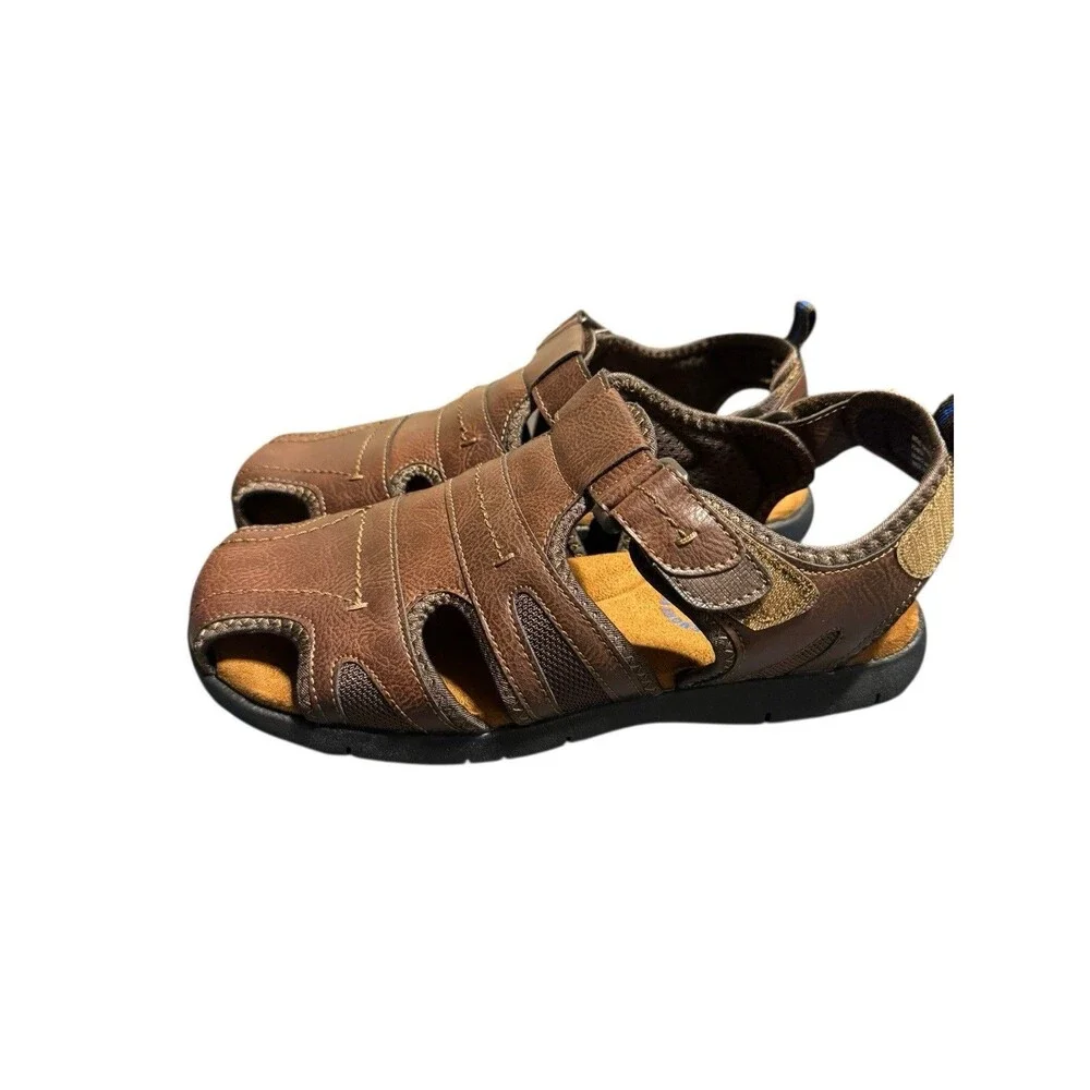 Nunn Bush Dual Comfort Men’s Fisherman Sandals Size 10 W(EEE) NWT Tan